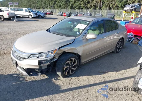 2016 Honda Accord Ex-L from USA, damaged, VIN 1HGCR2F92GA207113